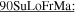 $\underline{90\mathrm{SuLoFrMa}:}$