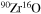 ${}^{90}{\mathrm{Zr}}^{16}{\rm{O}}$