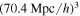${(70.4\mathrm{Mpc}/h)}^{3}$
