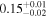 ${0.15}_{-0.02}^{+0.01}$