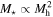 ${M}_{\star }\propto {M}_{{\rm{h}}}^{2}$