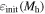 ${\varepsilon }_{\mathrm{init}}({M}_{{\rm{h}}})$