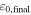 ${\varepsilon }_{0,\mathrm{final}}$