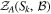 ${{ \mathcal Z }}_{A}({S}_{k},{ \mathcal B })$