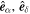 ${\hat{{\boldsymbol{e}}}}_{\alpha },{\hat{{\boldsymbol{e}}}}_{\delta }$