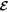 ${\boldsymbol{ \mathcal E }}$