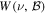 $W(\nu ,{ \mathcal B })$