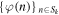 $\{\varphi (n)\}{}_{n\in {S}_{k}}$