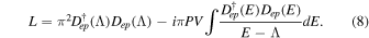 Equation (8)