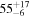 ${55}_{-6}^{+17}$