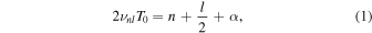 Equation (1)