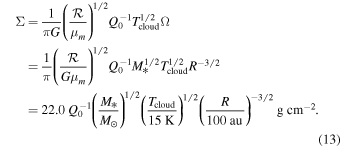 Equation (13)