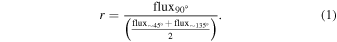 Equation (1)