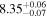 ${8.35}_{-0.07}^{+0.06}$