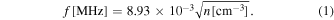Equation (1)