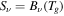 ${S}_{\nu }={B}_{\nu }({T}_{g})$