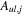 ${A}_{{ul},j}$