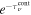 ${e}^{-{\tau }_{\nu }^{\mathrm{cont}}}$