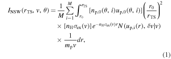 Equation (1)