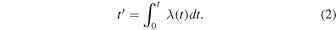 Equation (2)