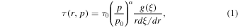 Equation (1)