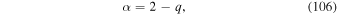 Equation (106)