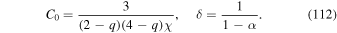 Equation (112)