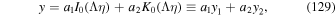 Equation (129)