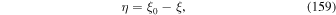 Equation (159)