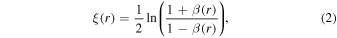 Equation (2)