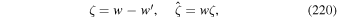 Equation (220)
