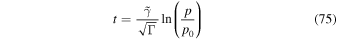 Equation (75)
