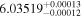 ${6.03519}_{-0.00012}^{+0.00013}$