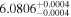 ${6.0806}_{-0.0004}^{+0.0004}$