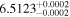 ${6.5123}_{-0.0002}^{+0.0002}$