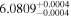 ${6.0809}_{-0.0004}^{+0.0004}$