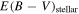 $E{(B-V)}_{\mathrm{stellar}}$
