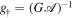 ${g}_{\dagger }={(G{\mathscr{A}})}^{-1}$