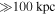 $\gg 100\,\mathrm{kpc}$