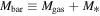 ${M}_{\mathrm{bar}}\equiv {M}_{\mathrm{gas}}+{M}_{* }$