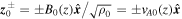 ${{\boldsymbol{z}}}_{0}^{\pm }=\pm {B}_{0}(z)\hat{{\boldsymbol{x}}}/\sqrt{{\rho }_{0}}=\pm {v}_{A0}(z)\hat{{\boldsymbol{x}}}$