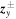 ${{\boldsymbol{z}}}_{y}^{\pm }$