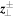 ${{\boldsymbol{z}}}_{\perp }^{\pm }$