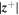 $| {{\boldsymbol{z}}}^{+}| $