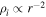 ${\rho }_{i}\propto {r}^{-2}$