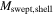 ${M}_{\mathrm{swept},\mathrm{shell}}$