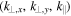 $({k}_{\perp ,x},{k}_{\perp ,y},{k}_{\parallel })$
