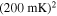 ${(200\mathrm{mK})}^{2}$