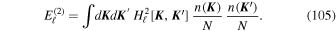 Equation (105)