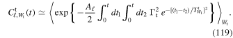 Equation (119)